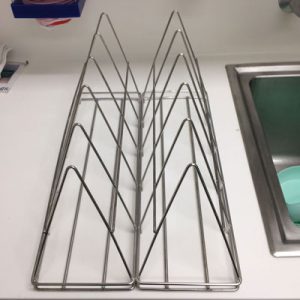 Double Kidney Bowl Rack